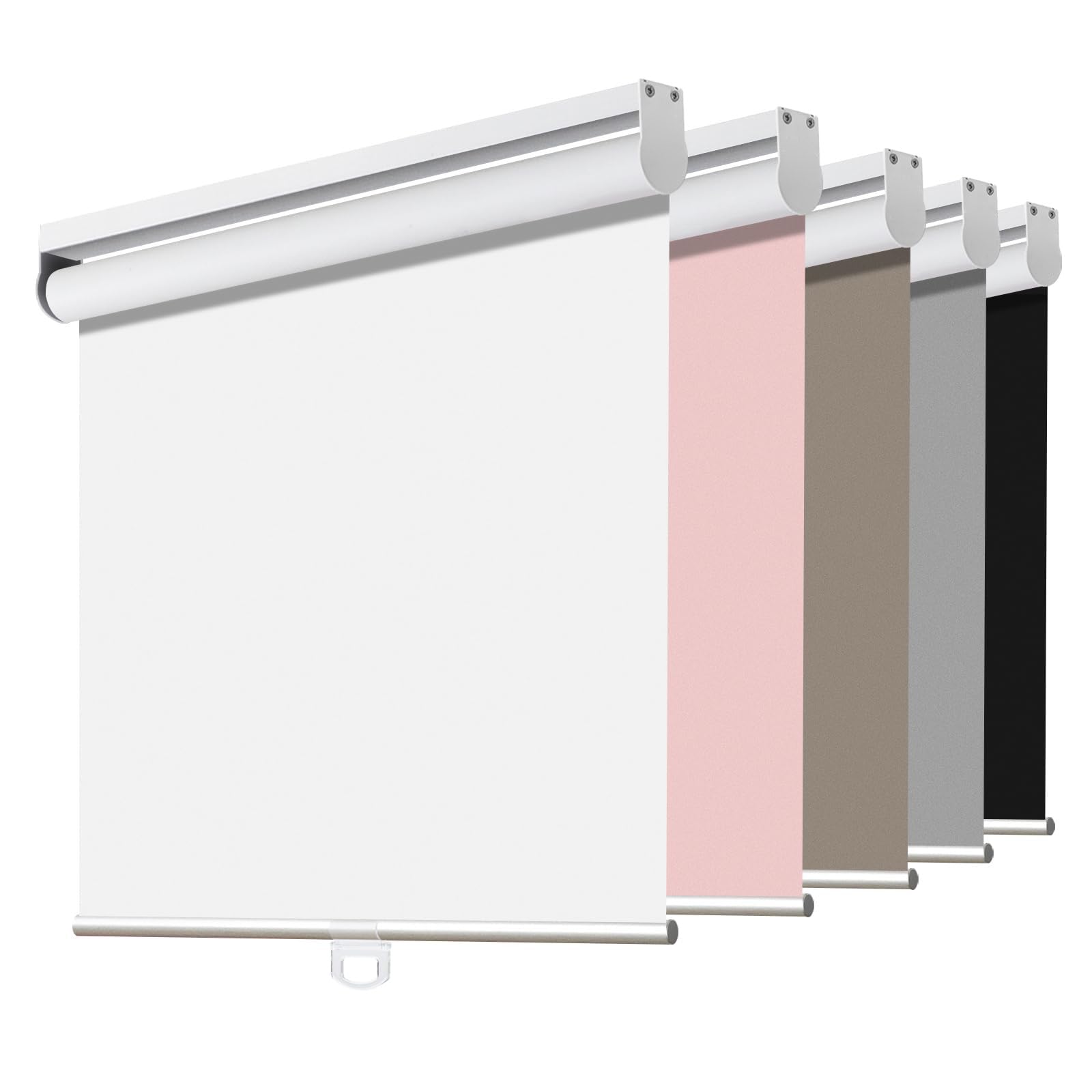 Joydeco White Cordless Roller Shades for Home and Office (28" W x 75" H, White)  
Joydeco White Cordless Roller Shades w