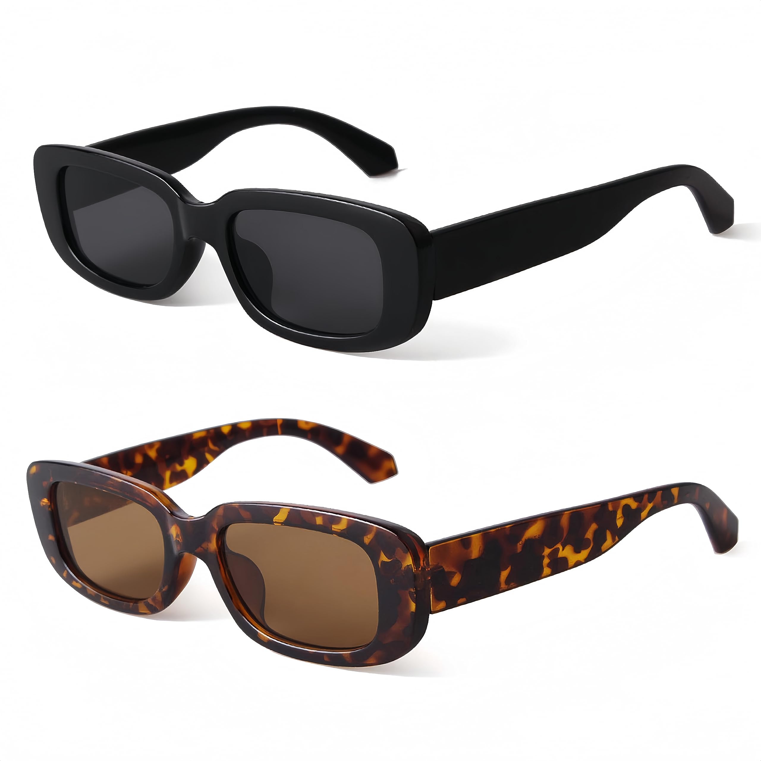 BUTABY Rectangle Sunglasses for Women
| BUTABY Retro Driving Glasses for Women
| BUTABY 90’s Vintage Fashion Sunglasses